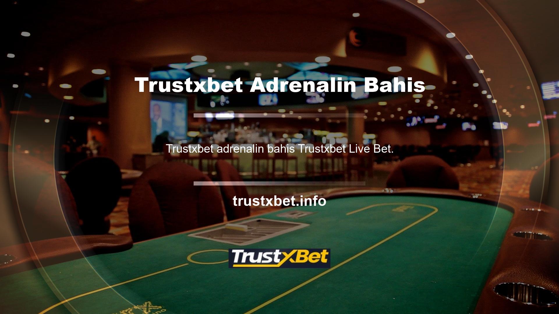 Casino, insanların adrenalini yüksek frekansta serbest bırakmasına neden olur